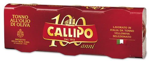 Tonno Callipo 80g. x 3 all'Olio Oliva in Scatola